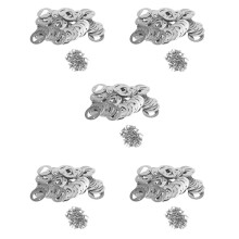 250 Set Bottle Opener Insert,Stainless Steel Round DIY Bottle Opener Hardware Kit Hardware Parts Supply with Screws