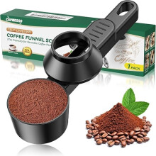 Coffee Scoop and Funnel for Reusable K-Cups, 2 Tbsp Measuring Scoop for Coffee & Protein Powder