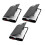 3X Clip Board Organizer Clipboards with Storage Nursing Clipboard Foldable File Folder Plastic Clipboard (Black) 1