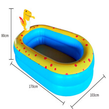 Kids Inflatable Swimming Pool with Sprinkler, Large Family Backyard Summer Water Fun