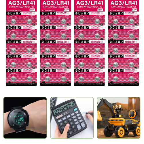 AG3 1.55V Button Battery Cell Coin Lithium Batteries-40 pieces 1