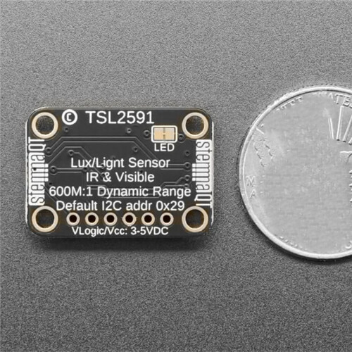 1980 TSL2591 High Dynamic Range Digital Light Sensor Module I2C Interface - STEMMA QT/Qwiic 2