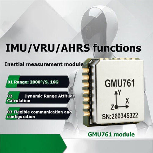 GMU761 Attitude Angle Sensor, Humanoid Robot Nine-Axis Gyroscope, Inertial Navigation Module, Accelerometer 1