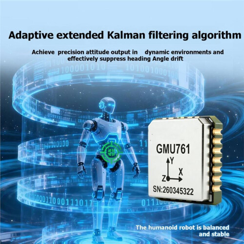 GMU761 Attitude Angle Sensor, Humanoid Robot Nine-Axis Gyroscope, Inertial Navigation Module, Accelerometer 2