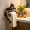 Porte-rouleau de papier toilette, support de rangement, 7