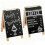 Tableaux noirs pliables Double face avec Texture en bois, 6