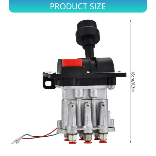 L'air des systèmes hydrauliques déplace les soupapes de commande 2