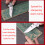 Pâte de polissage verte, affûtage du cuir, composé de polissage, 3