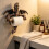 Porte-rouleau de papier toilette, support de rangement, 4