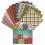 Pattern Paper 24 Pcs Plaid Origami Paper Crafts Diary Decoration 2