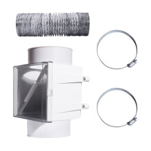 Plastic Lint Tray for Washer-Dryer Combo Indoor Dryer Lint Collector,Dryer Outlet Particle Filter Structure with Guard