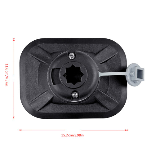 Fish Rod Holder Mount Base Tethers Base Canoes Kayaks Mount Base 2