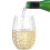 Bruchsicherer Kunststoff, kurzer Weinbecher, Ananas-Trinkglas, 4