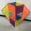 Cerf-volant en forme de boîte Cube colorée stéréo,-Jaune orange 7