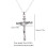 Halskette mit christlichem Kreuz-Anhänger, modische 2