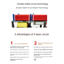 2X 800W 2 Way Speaker Audio Frequency Divider Treble Bass 2 Unit Crossover Filters DIY HIFI Home Theater