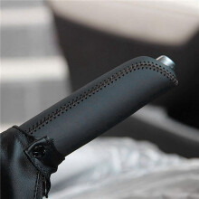 2X Car Gear Handbrake Protective Cover Automatic Handbrake Handle Cover for CX-5 2013-2014 3 Axela 14-17 B