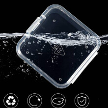 Caja de Almacenamiento Transparente de PláStico de 10 Piezas para Coleccionar ArtíCulos PequeñOs, Cuentas, Joyas, Tarjetas de Visita