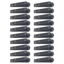 20pcs Set Plastic Door Stoppers Non-Slip Base Door Block Wedge Buffers Compact Size Heavy Duty
