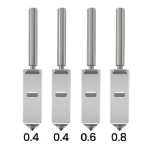 4pcs Nozzle for Kobra S1 Max Nozzle 0.4/0.4/0.6/0.8mm Bimetallic Heatbreak Hotend Replacement for Kobra S1 Max