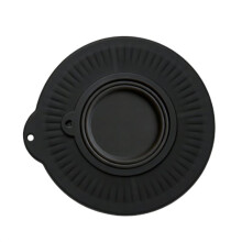 Silicone Mixer Bowl Cover 4.5-5 Quart Universal Guard Lid for Stand Mixer Baking Cream Kitchen Supplies Black
