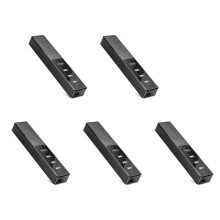 5X 3-In-1 Computerluidsprekers met Microfoon en Hubs USB-Conferentieluidspreker, Pc-Microfoon voor Videoconferentie