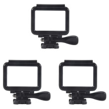 3X Custodia Protettiva con Cornice Protettiva per Bordi Standard per Accessori per Action Cam Hero 7 6 5 Go Pro