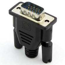 20X VGA Virtual Display Adapter Male Dummy Plug EDID Headless Emulator Lock Plate