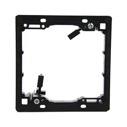 2GANG Multi-Purpose Drywall Panel Low Voltage Mounting Bracket Equipment for Telephone Lines, Network Cables,20PCS