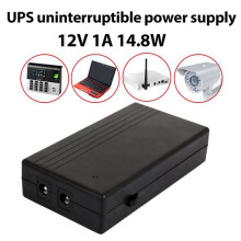 3X 12V 1A 14.8W UPS Multiusos BateríA de Respaldo Seguridad EnergíA en Espera Fuente de AlimentacióN Fuente de AlimentacióN Ininterrumpida
