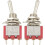 2 Pcs AC 120V/5A 250V/2A on Off on SPDT Toggle Latching Switches 1