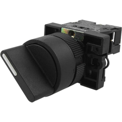 On/Off Two 2 Position Rotary Select Selector Switch 1 NO 10A 600V AC XB2-ED21