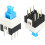 40 Pcs 7mm x 7mm PCB Tact Tactile Push Button Switch Self Lock 6 Pin DIP 1