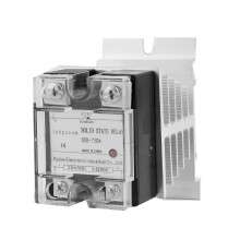 DC 3-32V to AC 24-480V 75A Voltage Resistance SSR Solid State Relay