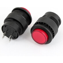 2 Pcs SPST NO N/O Momentary Push Button Switch AC 3A 125V 1.5A 250V