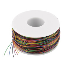 P/N B-30-1000 200M 30AWG 8-Wire Colored Insulation Test Wrapping Cable