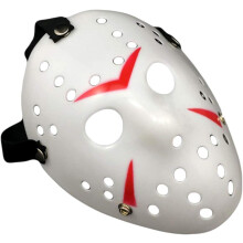 Halloween-Maske Jason Freitag der 13. Verkleidung Horror Weiß — jason maske, freitag der 13 maske, horror maske