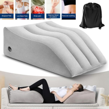 Leg Lift Pillow Foot Rest Support Inflatable Wedge Washable Portable Lightweight