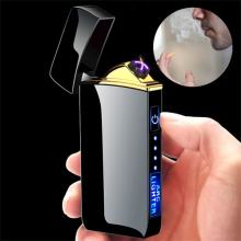 Electric Lighter USB Rechargable Windproof Flameless Arc Lighter Excellen Gifts