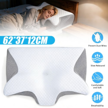 Orthopaedic Memory Foam Cervical Pillow Neck Support Ergonomic Butterfly Shape