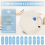 12 Sided Cube Timer Digital Pomodoro Study Cooking Clock Vibration Flashing Mode 1