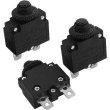 3Pcs AC 125V/250V 15A Reset Circuit Breaker Overload Protectors