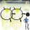 Football Net Soccer Target Soccer Target Goal Net Foldable For Practice Training 1