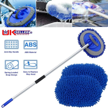 62" Extending Telescopic Fed Car Washing Brush Motorhome Caravan Window Cleaning