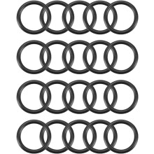 Nitrile Rubber O-Rings, 17mm OD 13mm ID 2mm Width, Metric Sealing Gasket, Pack of 20