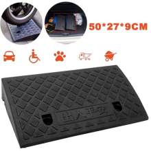 50cm Heavy Duty Rubber Kerb Curb Ramp for Wheelchair Car Slope Thresholds