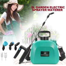 5L Electric Garden Sprayer Battery Powered Sprayer with 3 Mist Nozzles Sprayer