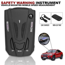 Car Radar Speed Detector 360Â Full Band Laser V7 Safety Alarm for All Vehicle