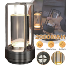 LED Desk Lamp Dimmable Touch Cordless Rechargeable Night Light Bar Decor Hot