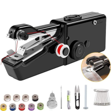 Mini Sewing Machine Handheld Cordless Hand Held Portable Easy Home Stitch Sew